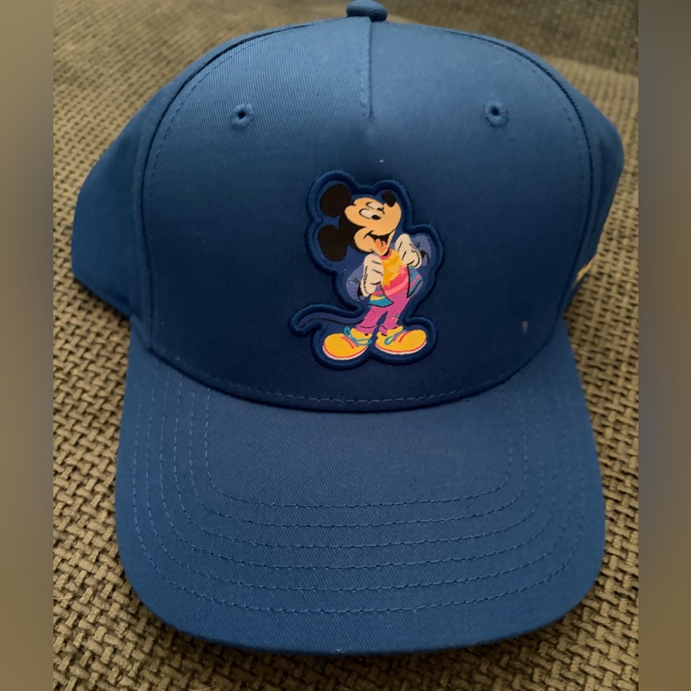 Blue Disneyland 70th Embroidered Baseball Cap